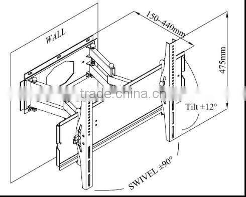 Economic TV wall mount
