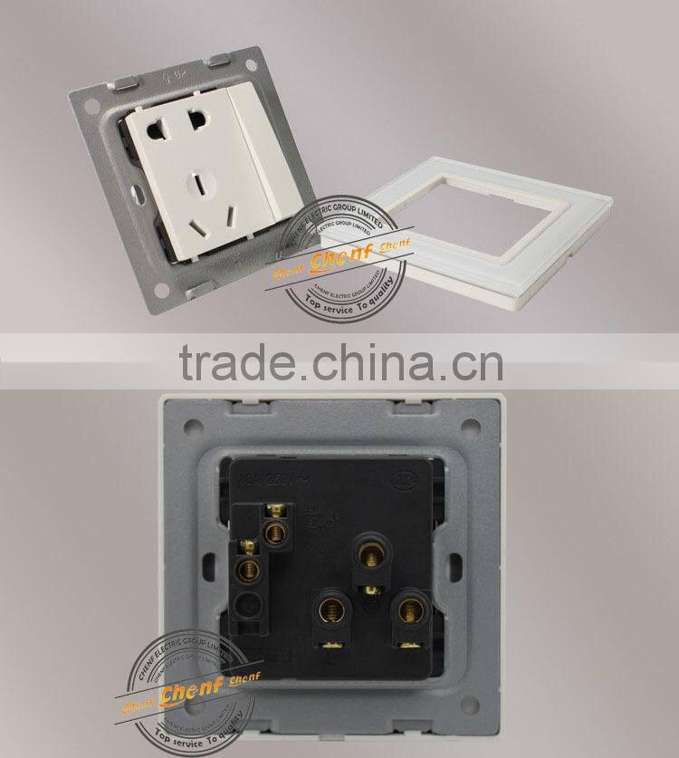 Cheaper 10amp 1 Gang 5 Pin Electric Wall Socket Switch