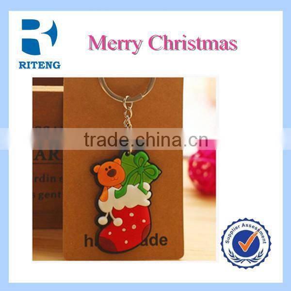 promotional key chain ring red heart bear with good quality and good price