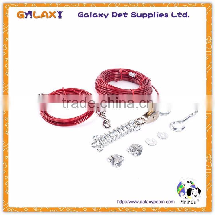 Pet supplies advanced spring steel wire rope pet leashes,retractable steel wire leash