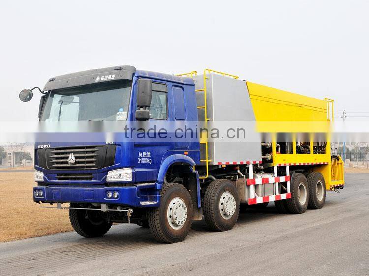 road repair Fiber Slurry Paver