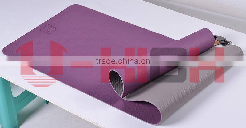 custom yoga mat 006 TPE Two Color Tone Yoga Mat