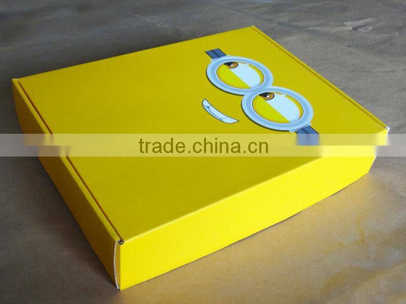 Full color custom printed corrugated cardboard mailing boxes