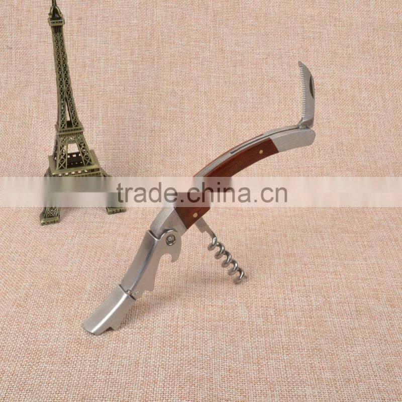 good quality multifunctional metal bulk wine bottle opener corkscrew kit made in china