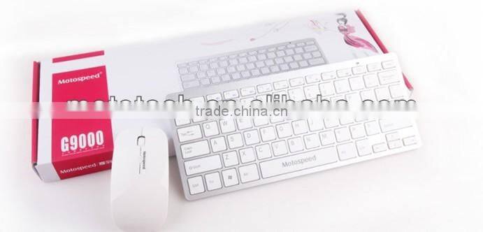 2.4G mini colored wireless keyboard and mouse combo