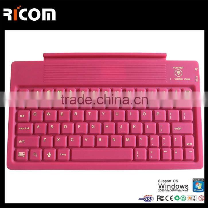 Flexible Bluetooth silicone soft keyboard for laptop and tablet pc---SKB-211B--Shenzhen Ricom