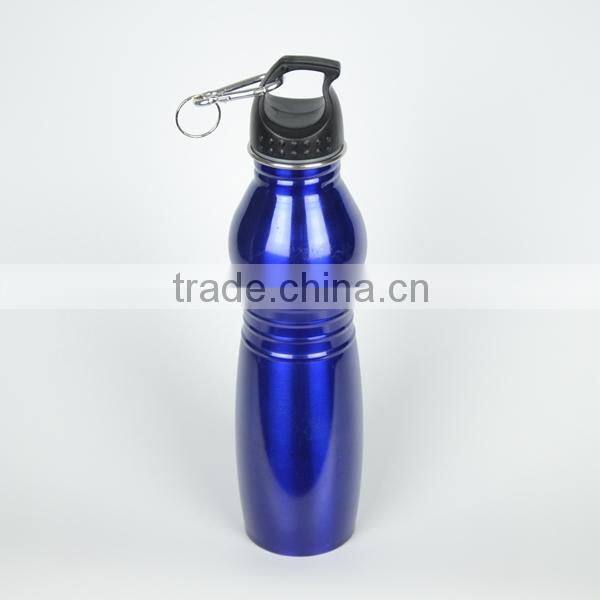 single-wall portable design stainless steel drinking sports water bottles