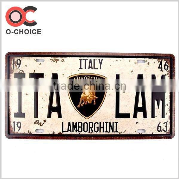 Vintage decorative Tin beer signs