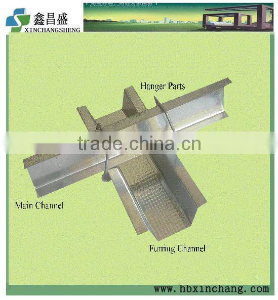 Galvanized steel profiles for formwork