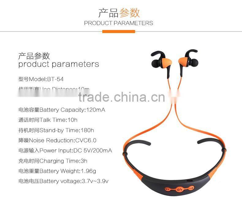 Super Bass Handsfree Sport Wireless Bluetooth Headset Earphone Headphone Microphone