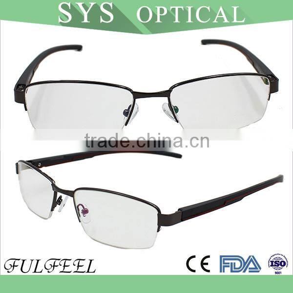 New models men eyewear half frame optical frames