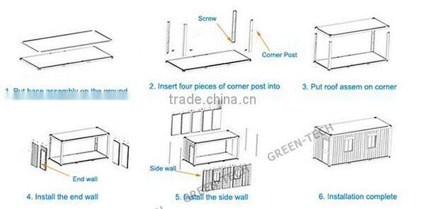 CH-WH048 luxury container homes for sale in alibaba container homes prices