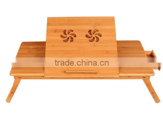 Bamboo folded laptop bedtable