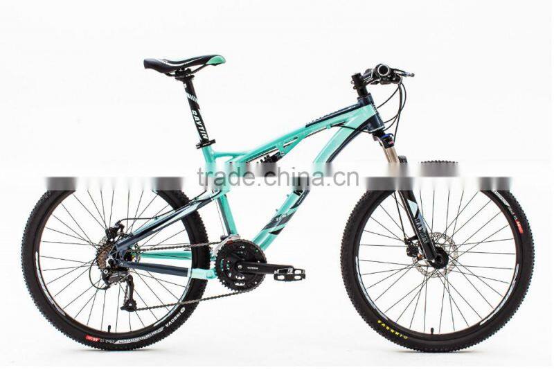 2015 full suspens frame bikes mountain with disc brake