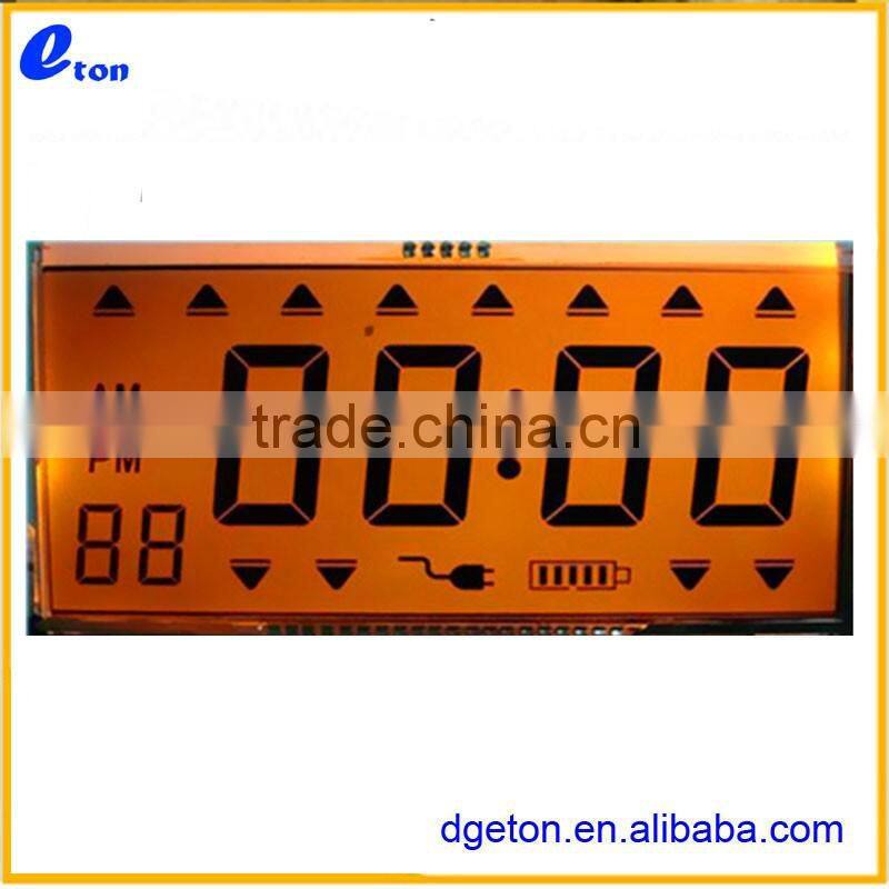 7 segment 6 O'clock viewing angle 3-wire serial interface lcd clock display