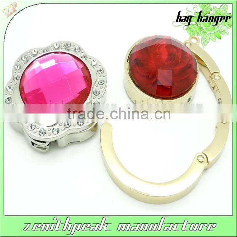 2016 Promotional metal heart shape bag hanger/heart shape bag holder/heart shape bag hook