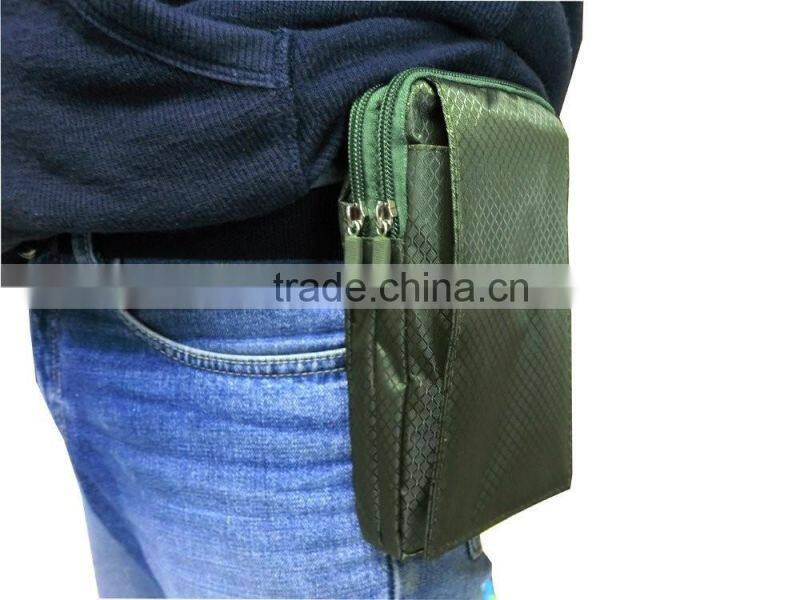 Outside Smartphone Belt Loops Waist Bag Money Belt Pocket