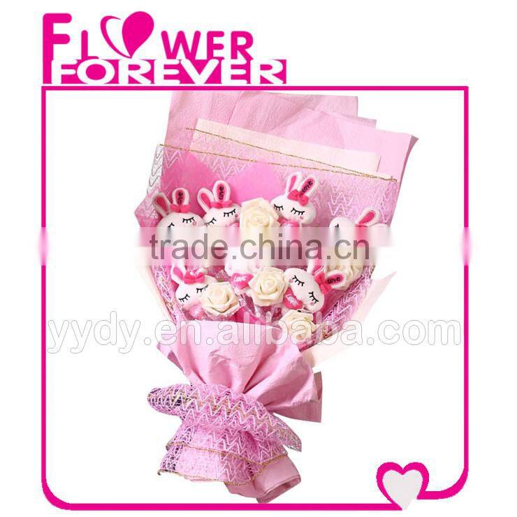 Unique Plush Bunny Bouquet Bridesmaid Gifts