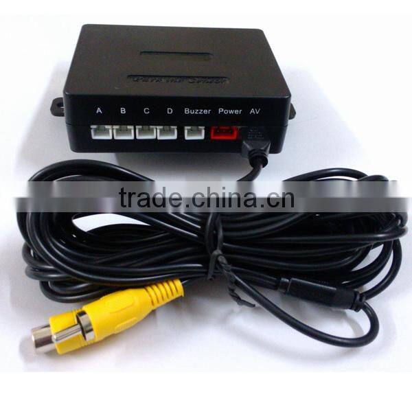 Factory 3.5inch mirror car reverse parking sensor system with LED camera