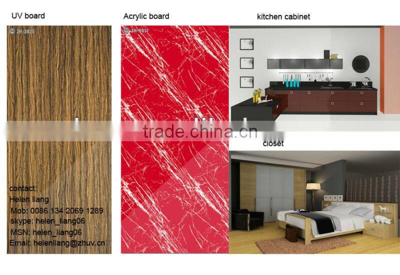 Wardrobe With UV Glossy MDF Doors