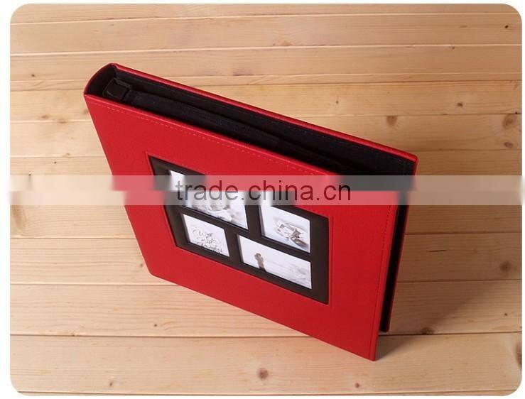 Fashionable photo album inside adhesive PVC sheet