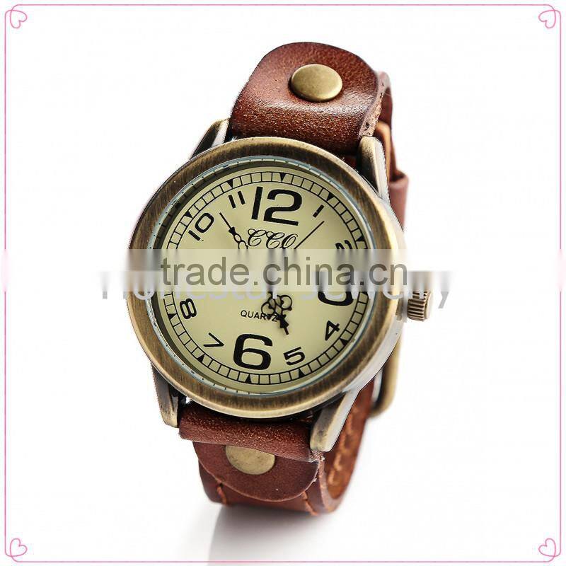 wholesale china leather watch women quartz watch