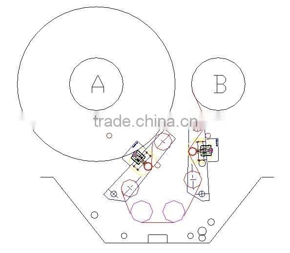 Normal temperature normal pressure dual-inverter jig dyeing machine
