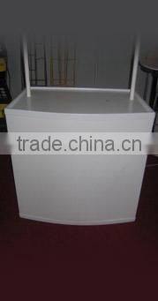 Portable ABS plastic promotion table, outdoor plastic promotion counter