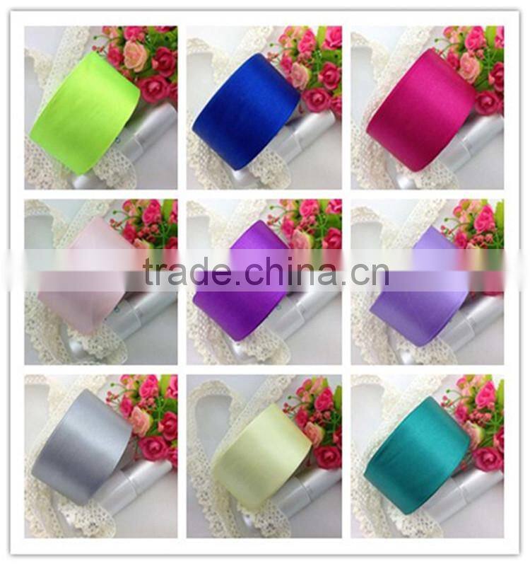 Factory wholesale 100% polyester fancy celebrate satin ribbon for ribbon flowers
