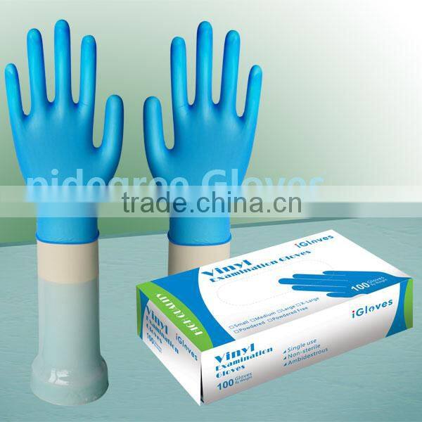 gloves,phthalate free clear powdered vinyl pvc gloves
