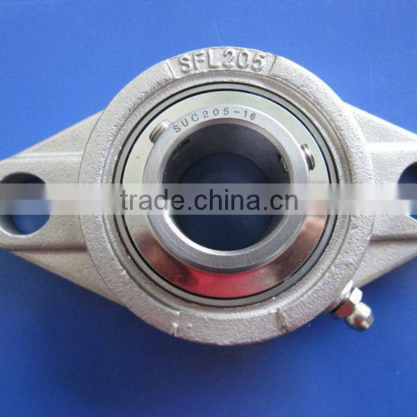 15 mm Stainless Steel Flange Bearing Unit SUCFL202 Equivalent SSUCFL202 2 Bolt Mounted Bearings