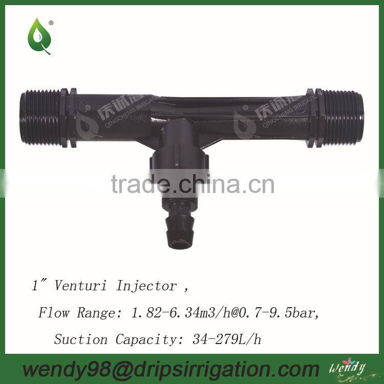 1" Irrigation Venturi Fertilizer Injectors Device Garden Water Tube