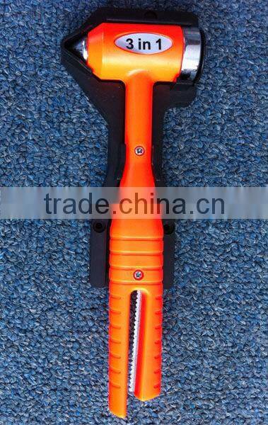 3 in 1 Car Safety Hammer Escape Hammer Emergency Survival Tool