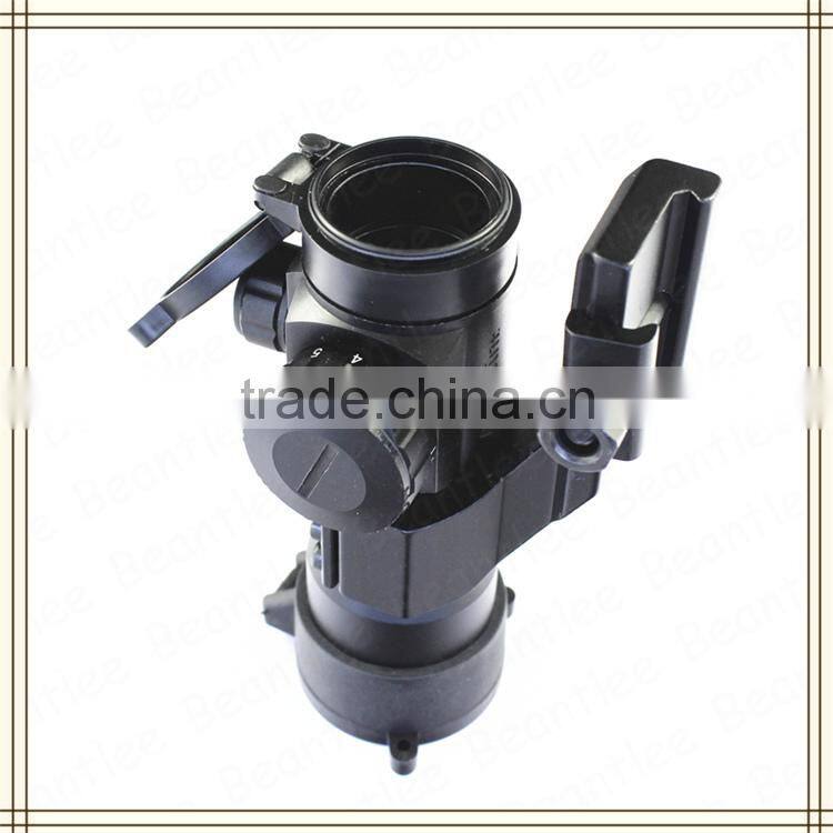 M3 mini laser sight scope 1X32, 200mm rails scope mount with mini red green dot sight scope