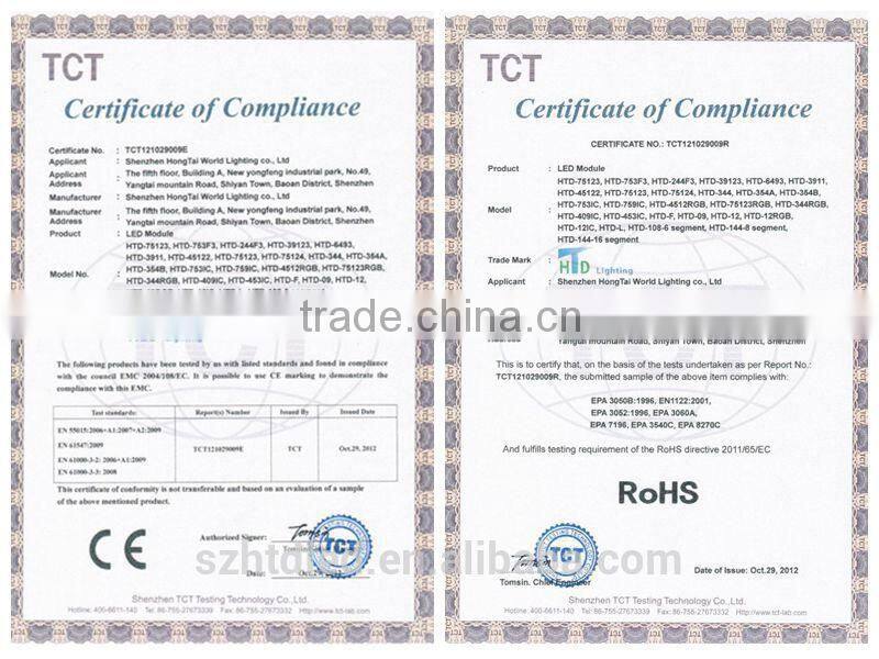 2835 big chip Rigid LED Bar Backlight Light for Outdoor Large Advertising Light Box Slim Lightbox Sign