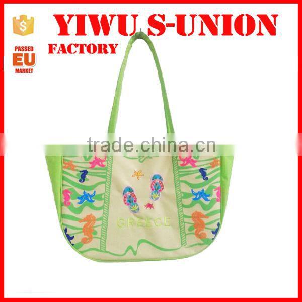Fashion summer holiday lady handbag beach bag 2015,beach tote bag