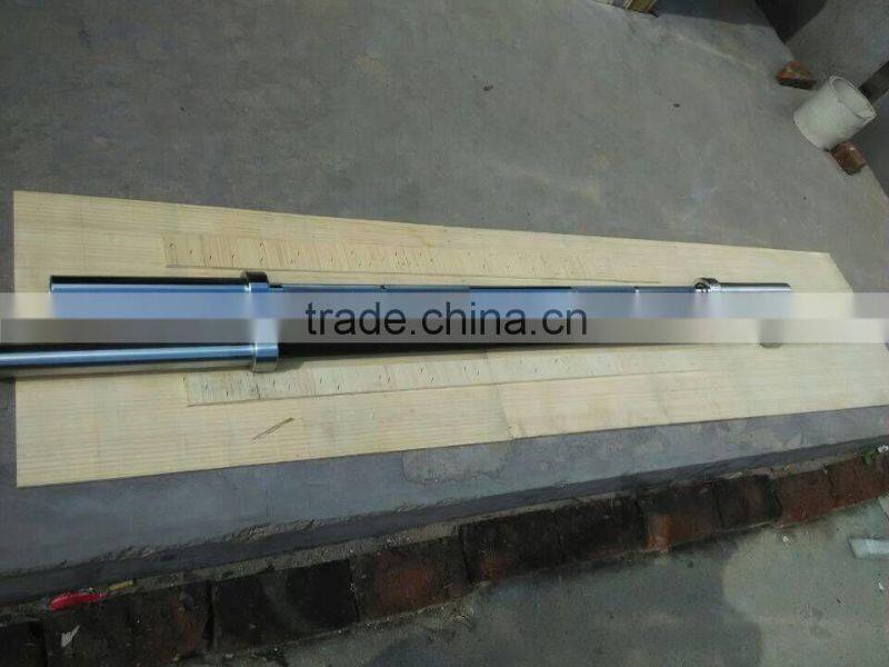 Pro hard chrome coated weight capacity 1500lb 680kg 4 needle bearings weightlifting barbell DB52