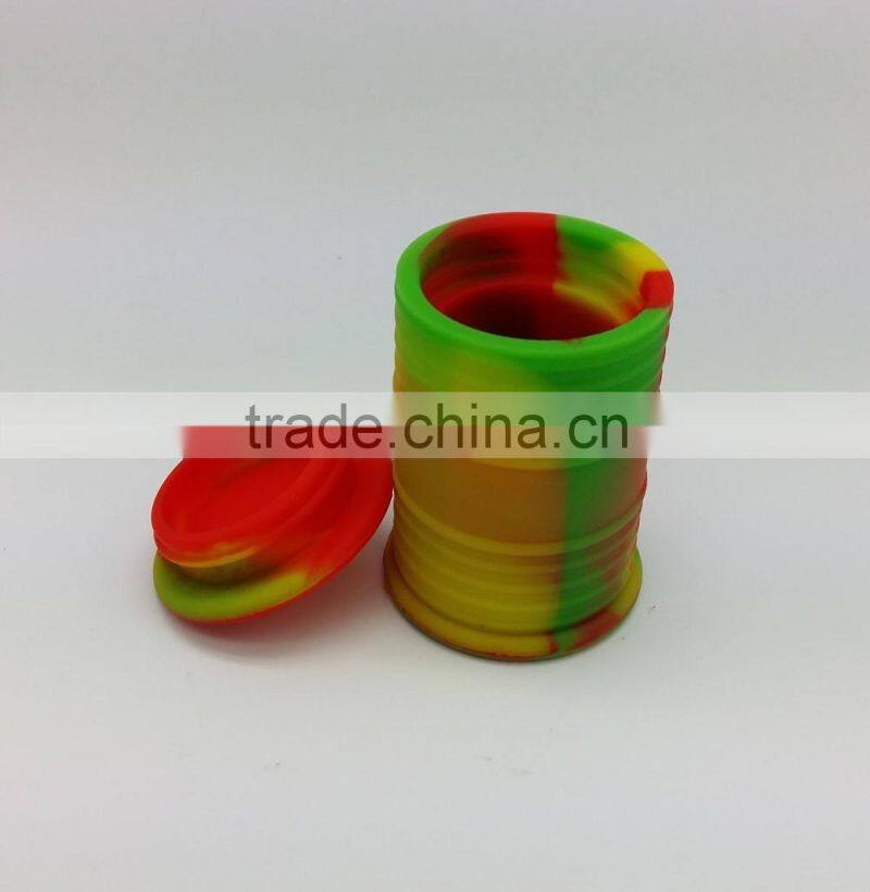 USA Canada FDA food grade 10ml rubber non stick silicone oil barrel container