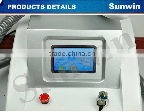 Q-Switched Nd Yag Laser For Pigmentation , Eyebrow laser Tattoo Removal For Beauty Salon