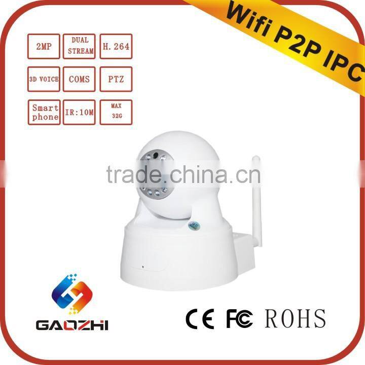 2MP P2P Wireless Wifi Home Monitoring Security Robot Camera