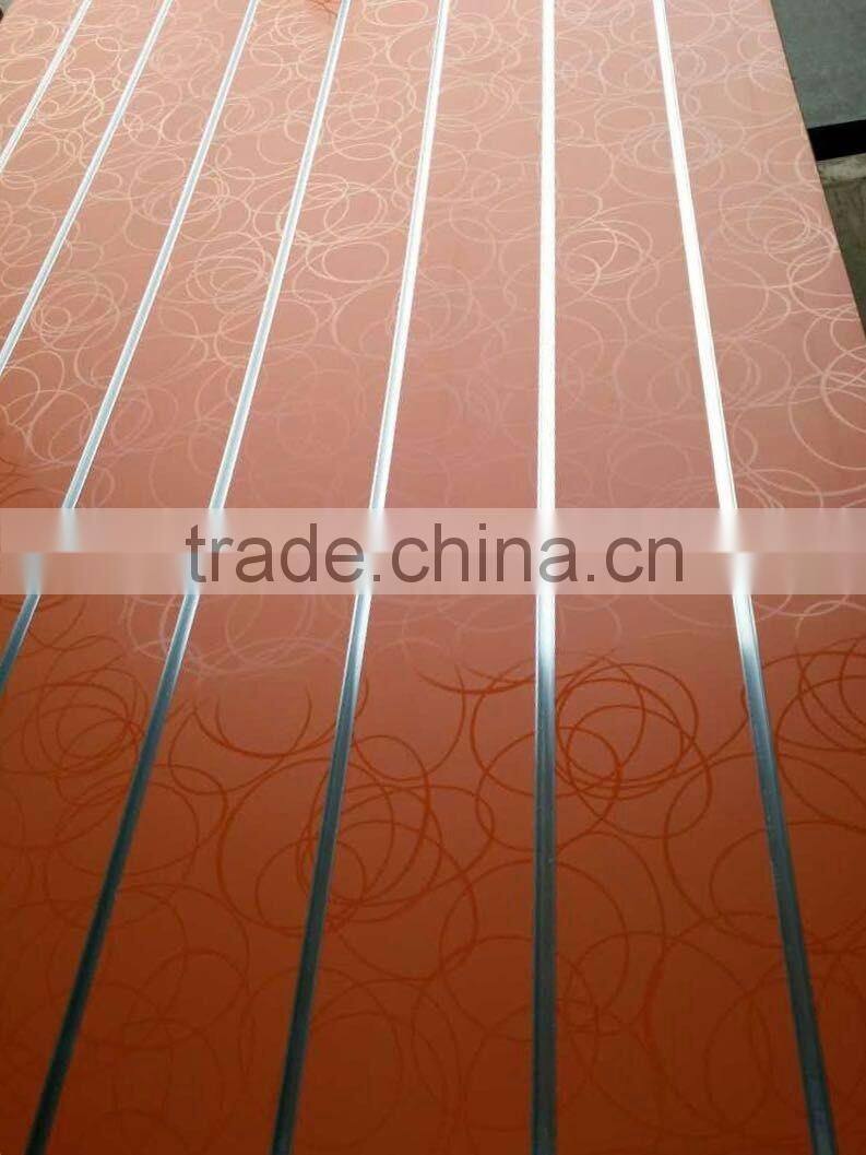melamine MDF SLATWALL