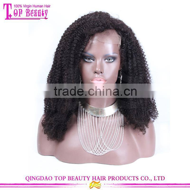 Great Reputation Natural Colour 180% Density Brazilian Thick Human Hair Side Part Lace Front Wig