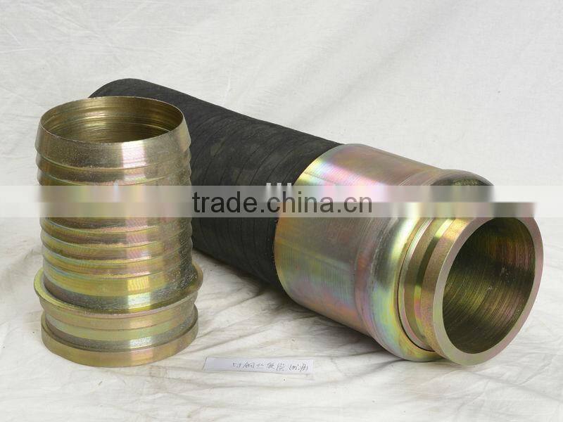 steel wire reinforcement rubber concrete pump end hose
