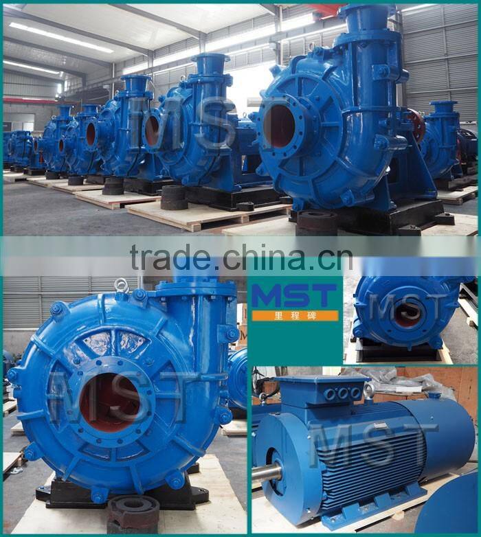 Slurry pump for mining tailings/coal ash