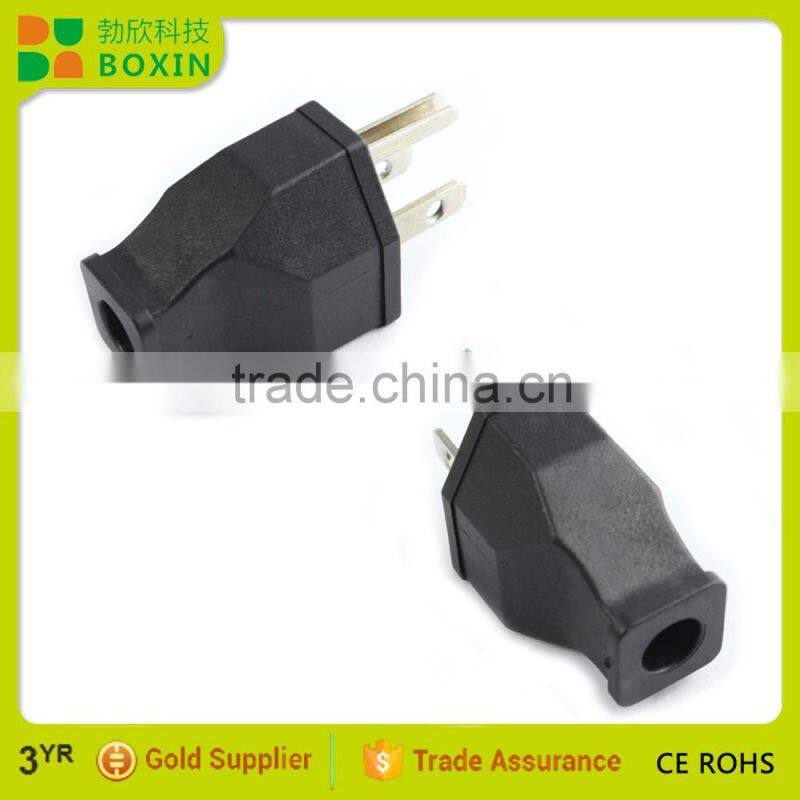 US 3 pin 15a plug insert
