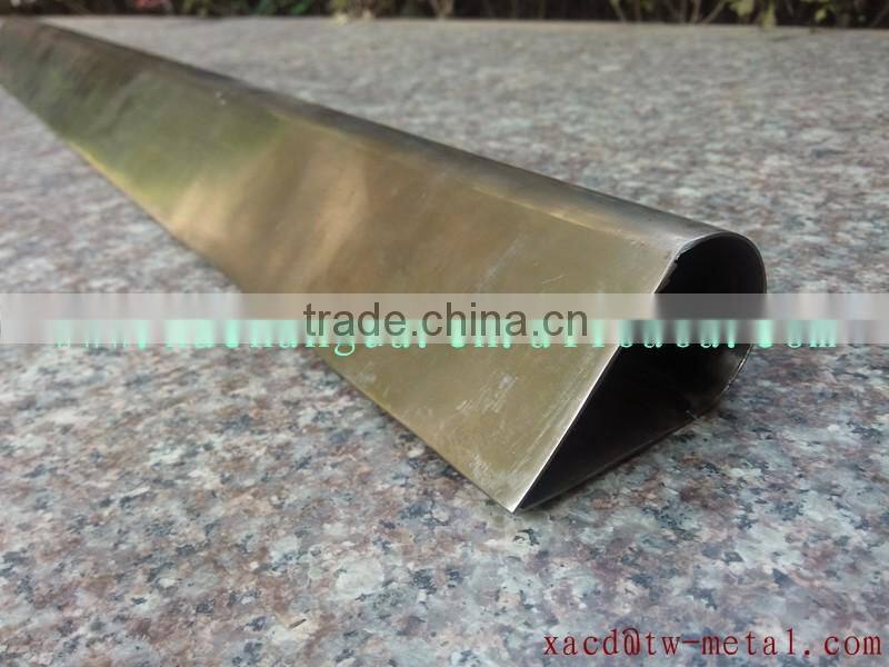 Customized titanium water drop tube Gr.5 titanium seamless tube XACD titanium water drop tube