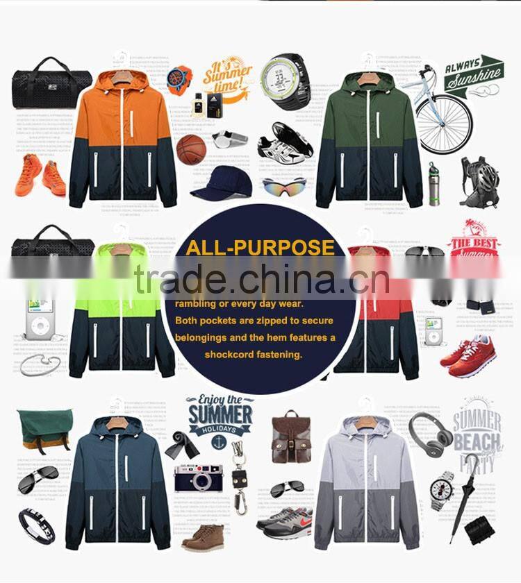 mens windbreaker jacket custom