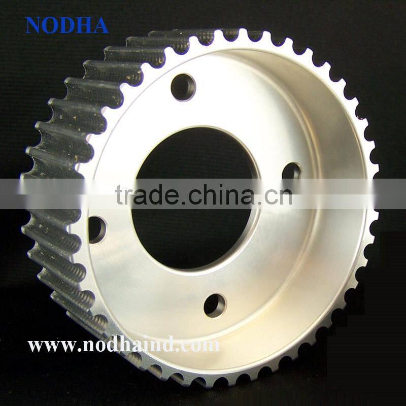 Customized aluminum timing pulleys