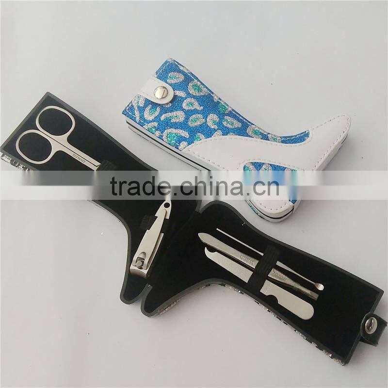 Wholesale stainless steel boots manicure set