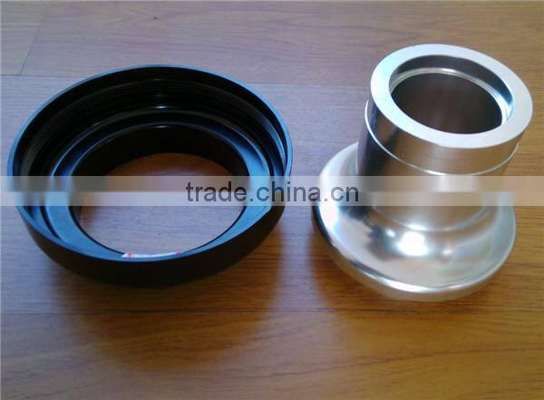 CNC machining oval aluminium auto parts of oil extrusion technical process